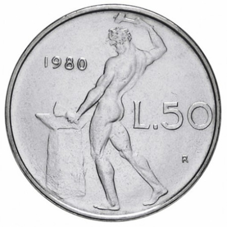 1980 * 50 lire Italia Vulcano