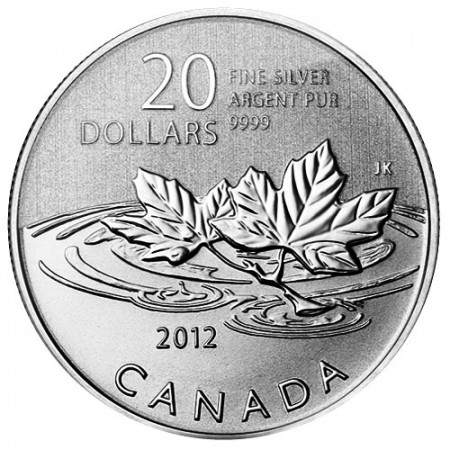 2012 * 20 Dollari Canada Cent Maple Leaf