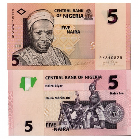 2006 * Banconota Nigeria 5 Naira (p32) FDS