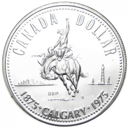 1975 * 1 Dollaro Canada 100° Calgary