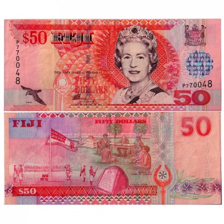 2002 * Banconota Fiji 50 dollari SPL