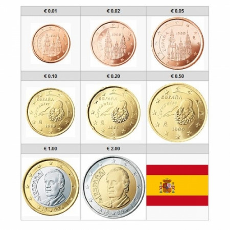 2013 * Serie 8 monete euro SPAGNA