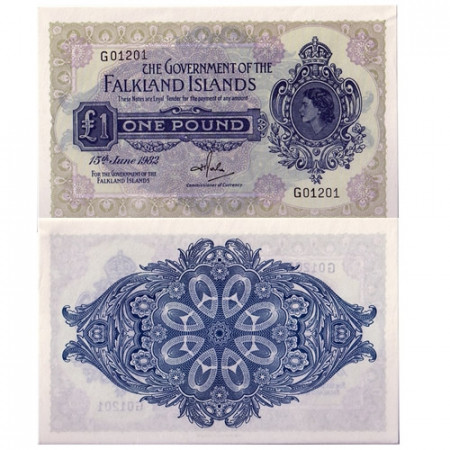 1982 * Banconota Isole Falkland 1 pound FDS