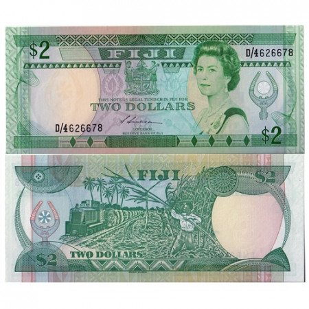 1988 * Banconota Fiji 2 dollari FDS