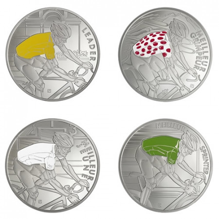 2013 * Set 10 euro FRANCIA 100° Tour de France Proof