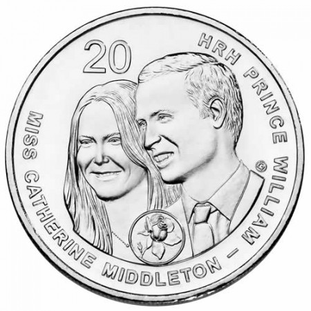 2011 * 20 centesimi Australia Nozze Reali William e Kate