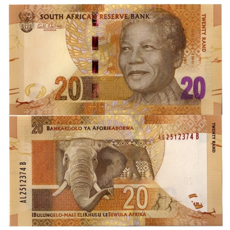 2012 * Banconota Sudafrica 20 rand FDS