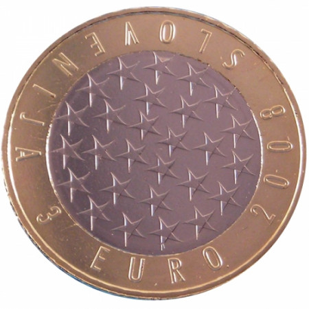 2008 * 3 euro SLOVENIA Presidenza Europea