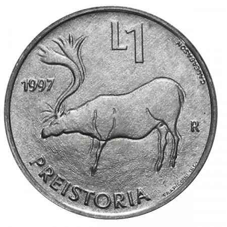 1997 * 1 Lira San Marino "Le Arti - Preistoriche" (KM 359) FDC