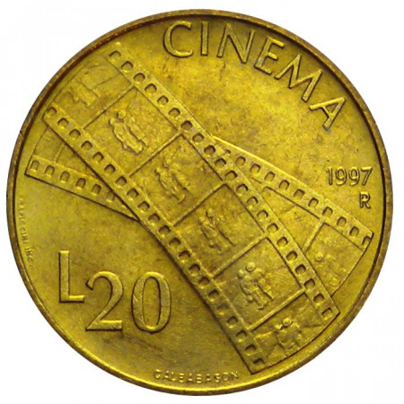 1997 * 20 Lire San Marino "Le Arti – Cinema" (KM 363) FDC