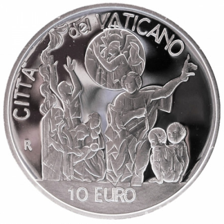 2002 * 10 Euro Argento VATICANO "Giornata della Pace" PROOF