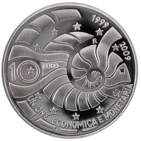 2009 * 10 EURO SAN MARINO Unione Economica e Monetaria