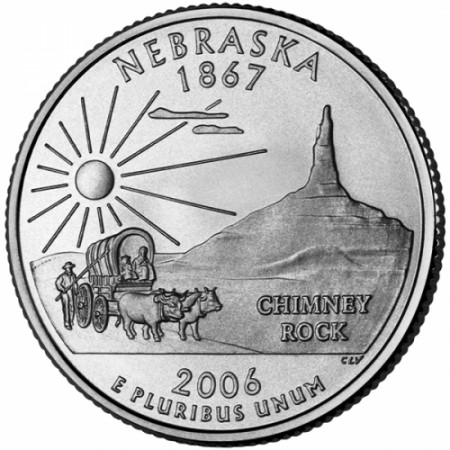 2006 * Quarto di dollaro Stati Uniti Nebraska (D)