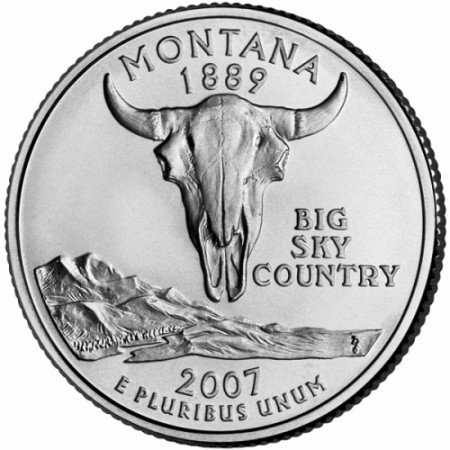 2007 * Quarto di dollaro Stati Uniti Montana (P)