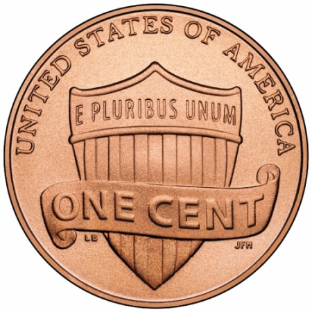 2010 * Centesimo di dollaro Stati Uniti Lincoln Shield