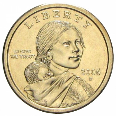 2006 * Dollaro Stati Uniti - Sacagawea (D)