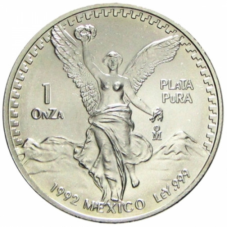 1992 * Messico 1 OZ Oncia d'argento Libertad