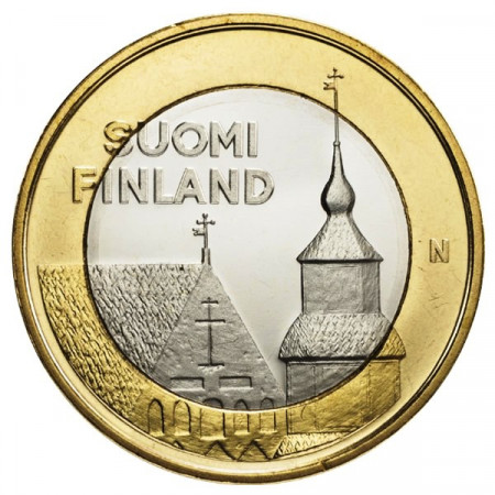 2013 * 5 euro FINLANDIA Tavastia Hame - chiesa di pietra