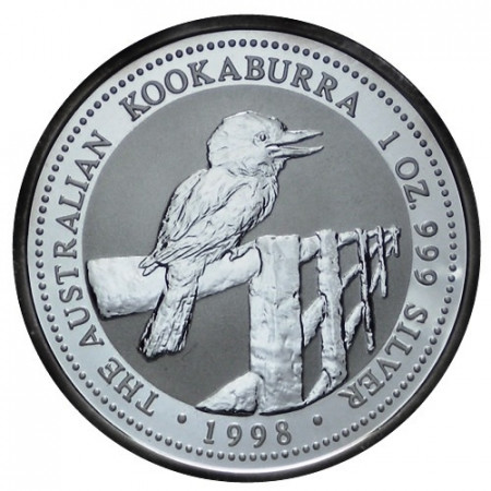 1998 * Dollaro d'argento 1 OZ Kookaburra Australia