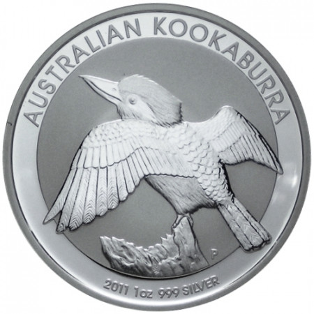 2011 * Dollaro d'argento 1 OZ Kookaburra Australia