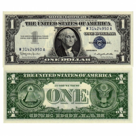 1957 B* Banconota Stati Uniti 1 dollaro Washington FDS