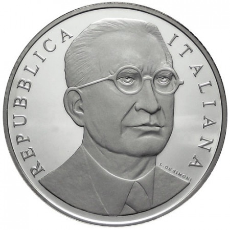 2011 * 10 euro ITALIA Alcide de Gasperi proof