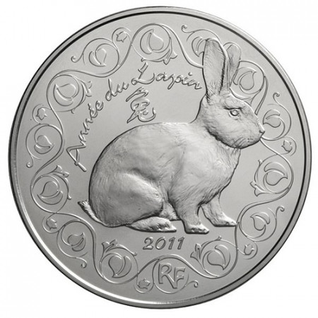 2011 * 5 euro FRANCIA Anno del coniglio