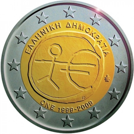 2009 * 2 euro GRECIA Unione Economica e Monetaria