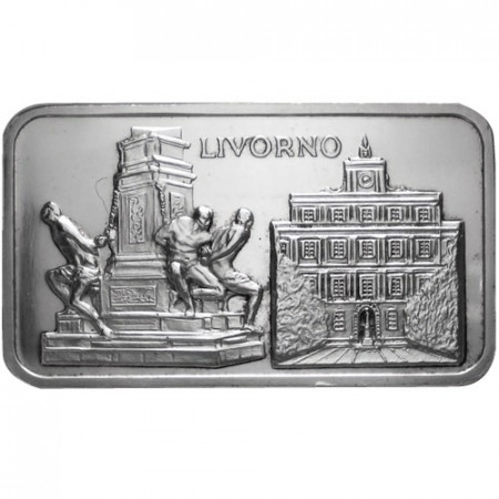 Lingotto d'argento 999 1 OZ Livorno