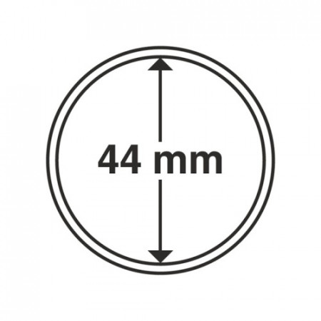 Confezione 10 capsule per monete Ø 44 mm  * LEUCHTTURM