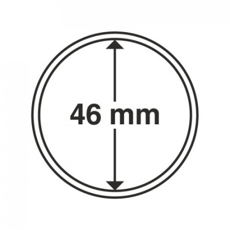 Confezione 10 capsule per monete Ø 46  mm  * LEUCHTTURM