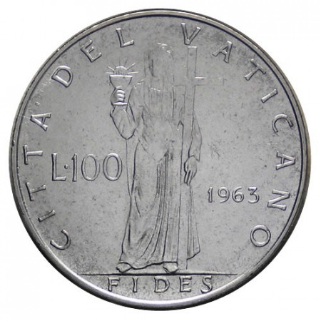 1963 * 100 Lire Vaticano Paolo VI "Fides" FDC