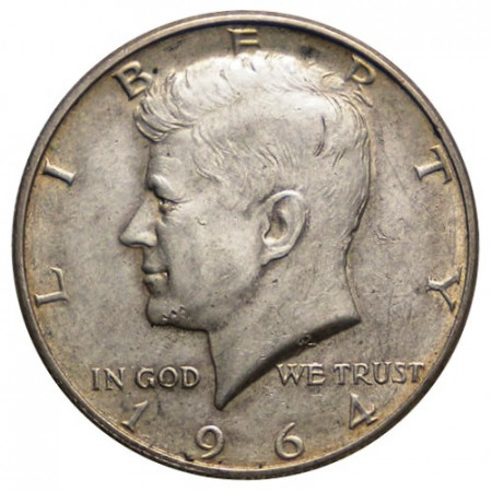 1964 D * Half 1/2 Dollar Argento Stati Uniti "Kennedy" Denver (KM 202) BB/SPL