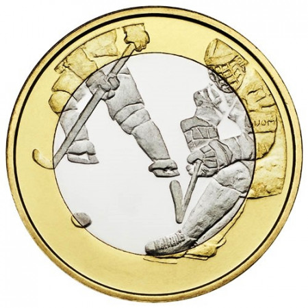 2016 * 5 Euro FINLANDIA "Hockey su Ghiaccio" UNC