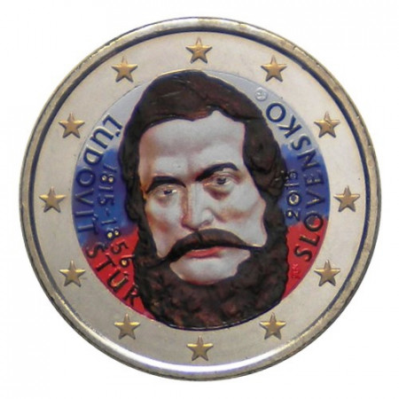 2015 * 2 Euro SLOVACCHIA "200° Nascita di Ludovit Stur" Colorato