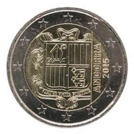 2015 * 2 Euro ANDORRA "Stemma di Andorra" UNC