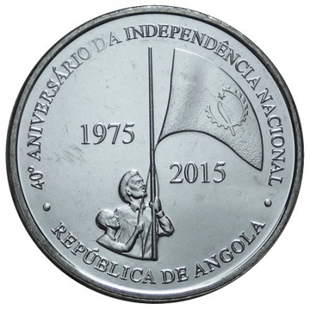 2015 * 50 Kwanzas Angola "40° Indipendenza dell'Angola" UNC