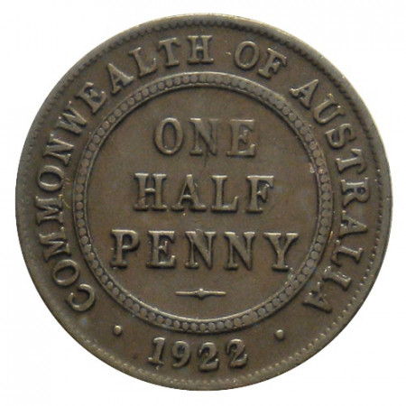 1922 (sy) * 1/2 Penny Australia "Giorgio V" (KM 22) BB