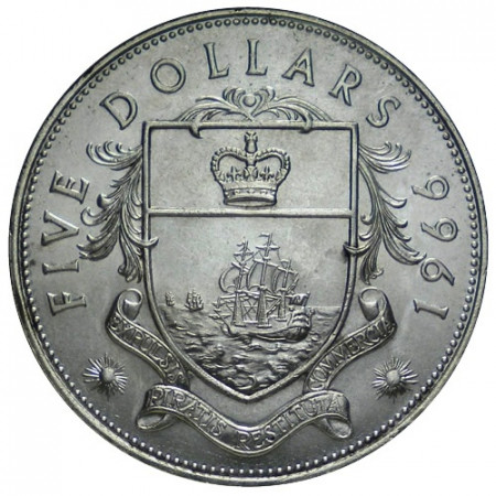 1966 * 5 dollari Bahamas