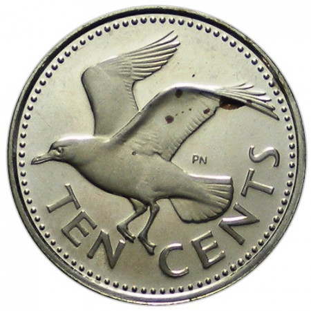 1974 * 10 Cents Barbados "Tern" (KM 12) PROOF