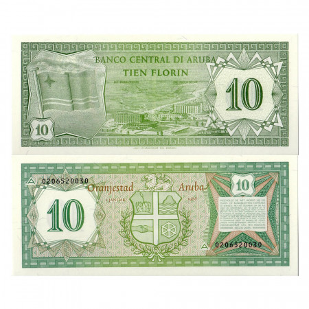 1986 * Banconota Aruba 10 florin FDS