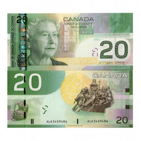 2004 * Banconota Canada 20 Dollars "Elisabetta II" (p103) FDS