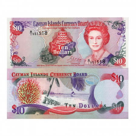 1996 * Banconota Cayman 10 dollari FDS