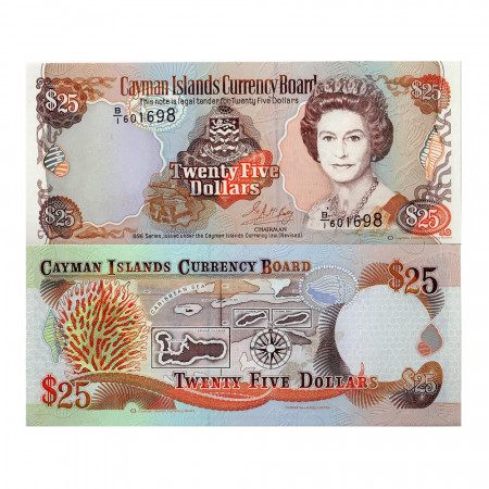 1996 * Banconota Cayman 25 dollari FDS