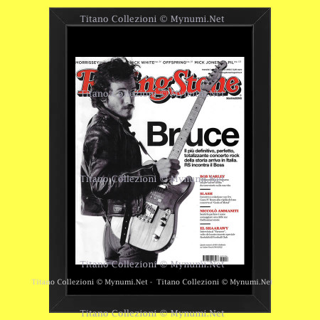 2012 (N104) * Copertina Rolling Stone Originale "Bruce Springsteen" in Cornice