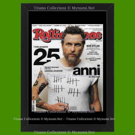 2012 (N109) * Copertina Rolling Stone Originale "Jovanotti" in Cornice