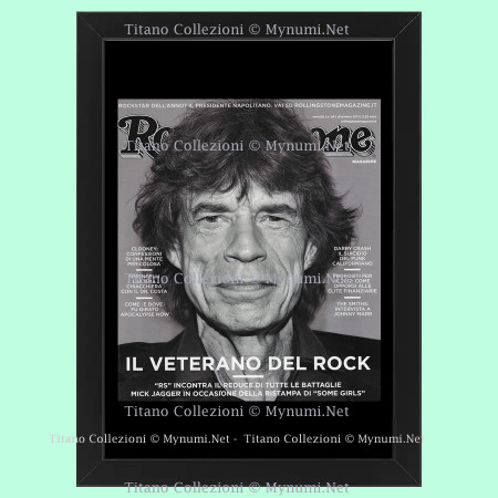 2011 (N98) * Copertina Rolling Stone Originale "Mick Jagger" in Cornice