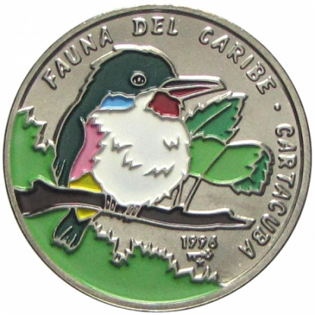 1996 * 1 Peso Cuba - Fauna dei Caraibi (Cartacuba)