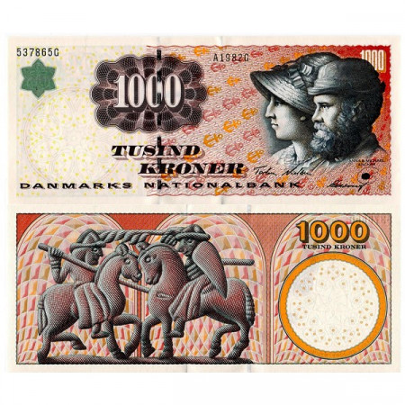 1998 * Banconota Danimarca 1000 Kroner “AeM Ancher” (p59b) FDS