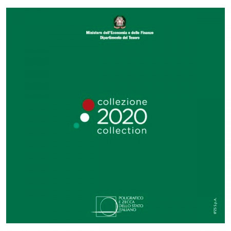 2020 * ITALIA Divisionale Ufficiale Euro 8 Monete FDC